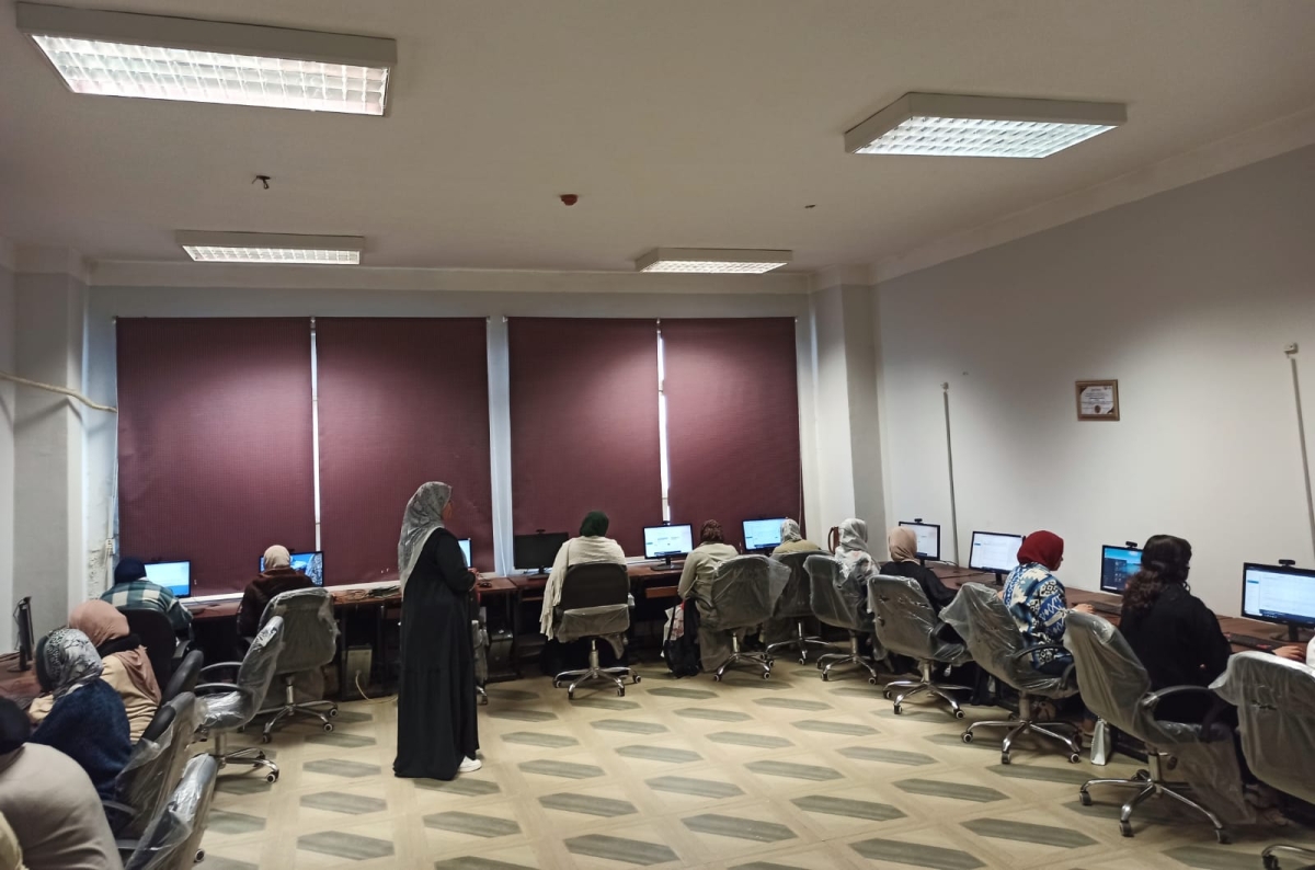 تطبيق اختبار برنامج الأمن السيبراني لأول مرة ضمن اختبارات التحول الرقمي بجامعة بنها