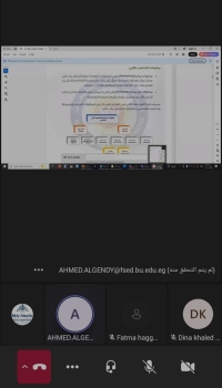 جانب من التدريب علي اساسيات التحول الرقمي اونلاين (شهر اكتوبر 2025)