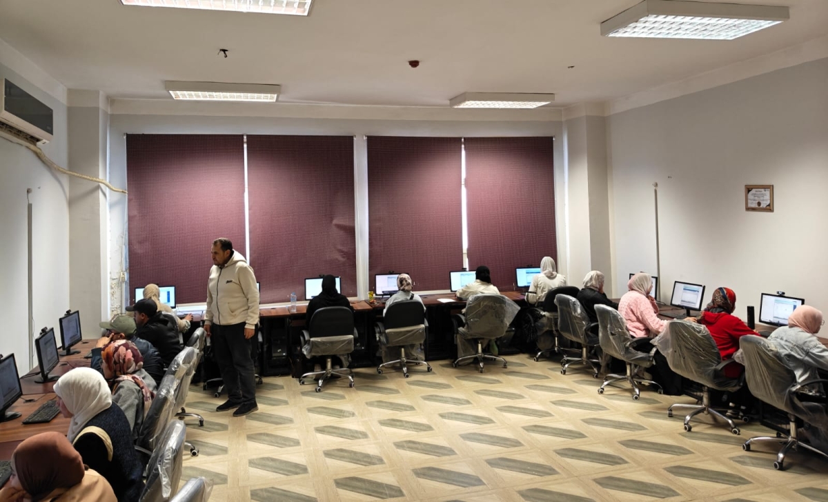 اختبار دورة اساسيات التحول الرقمي بوحدة التدريب علي تكنولوجيا المعلومات جروب G242