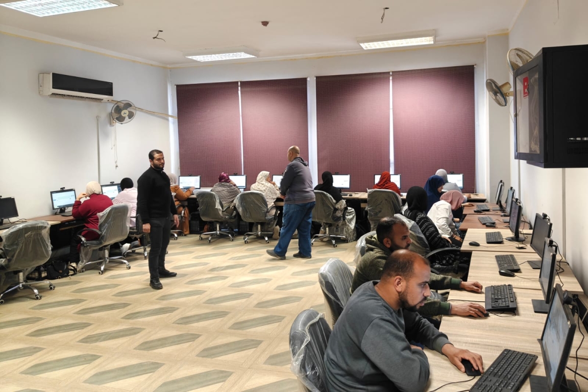 عقد اختبار دورة التحول الرقمي جروب G0245 منح لمعاوني اعضاء هيئة التدريس والباحثين